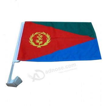 Poliéster precio bajo eritrea bandera nacional del coche