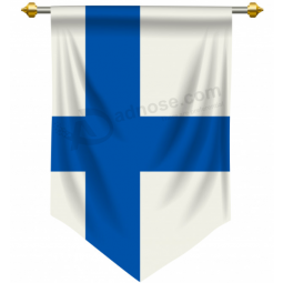 hanging polyester finland pennant banner flag