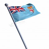 polyester fabric digital print outdoors usage Fiji Islands flag