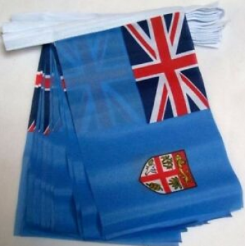 Polyester Rectangle Fiji String Bunting Flag Wholesale