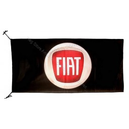 beautiful flag fiat 3D black flag banner 2.5 X 5 ft