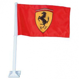 custom Car racing ferrari Car window banner flags