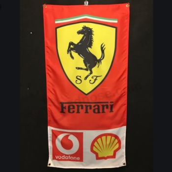 Outdoor Decorative Ferrari Rectangle Banner for Advertising