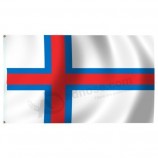 faroe islands flag 12x18 inch nylon