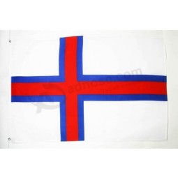 Faroe Islands Flag 3' x 5' - Denmark - Faroese Flags 90 x 150 cm - Banner 3x5 ft