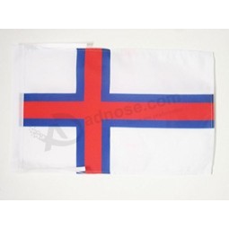 bandera de las islas faroe 2 'x 3' para exteriores - dinamarca - banderas faroese 90 x 60 cm - banner de poliéster de punto de 2x3 pies con anillos