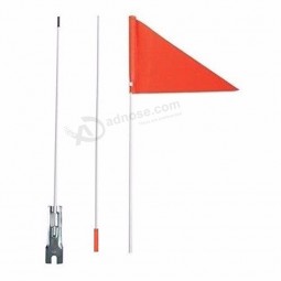 bicycle bike safety flag pole road safety flag