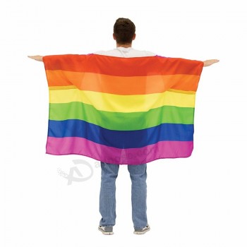 o arco-íris embandeira bandeiras feitas sob encomenda do corpo da impressão do poliéster 3x5ft