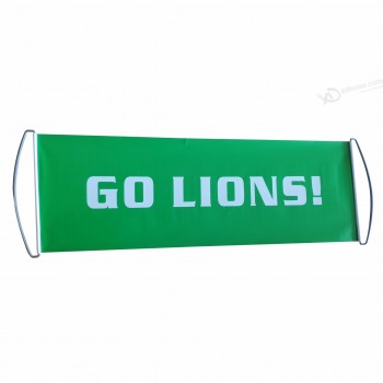 advertising cheering hand rolling flag And Fan scrolling banner