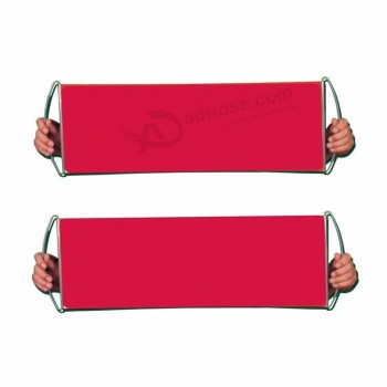 portable telescopic flags hand held retractable fan flag banner advertising roll Up banner