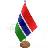 Mini Office Decorative Gambia Table Flag Wholesale