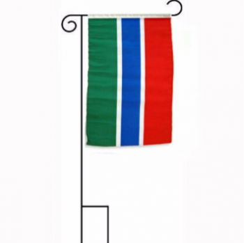 ガンビア国立庭旗庭装飾的なガンビア旗