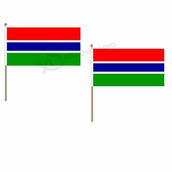 Festival Events Celebration Gambia Stick Flags Banners