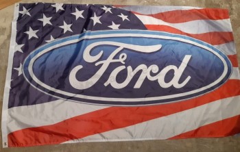 atacado personalizado de alta qualidade EUA ford bandeira