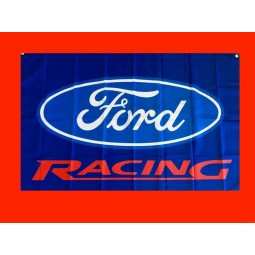 cartaz de bandeira de banner de corrida ford grande