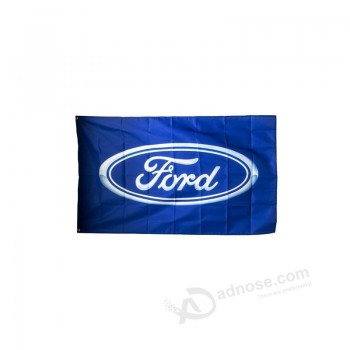 гоночный флаг форд, гаражный баннер, новый