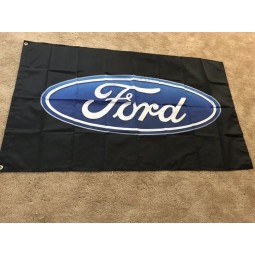 Ford Flag Banner 3x5 ft Motor Company Coche negro