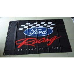 bandera de ford racing para car show, banner de ford, tamaño de 3X5 pies, 100% poliéster