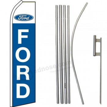 ford super flag & pole Kit com alta qualidade