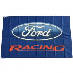 Ford Flags Banner 3X5FT-90X150CM 100% Polyester,Canvas Head with Metal Grommet,Used both Indoors and Outdoors