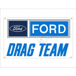 signs By woody ford drag racing team garage banner Man cave banner