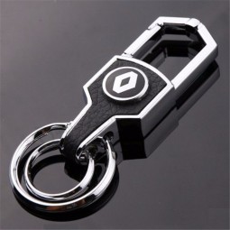 Metal pu Keychain Key Chain Key Rings for Renault bmw benz audi vw kia Opel ford skoda toyota Car Logo Auto Pendant car styling