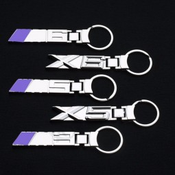 High quality metal car keychain for bmw M3 M5 M6 X3 X5 X6 Z4 Tail model emblem key ring  car accessories