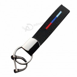 Car keychain Buckskin leather key holder personalised keyrings for Mercedes BMW Chaveiro The national flag of Italy Germany car sty