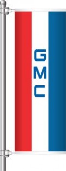 3x8 FT GMC Banner Flag Double Sided Pole Hem and Grommets Made in China