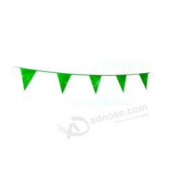 Custom Hanging Colorful Party Flag Bunting Triangle String Flag