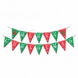 Vrise 2019 Christmas Party Decoration Supplies Merry Christmas Paper Letter Banner Bunting