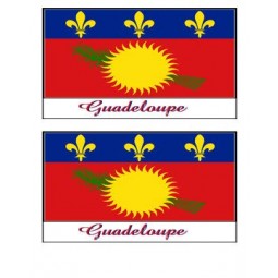 souvenir guadeloupe flag magnets stocking stuffer wholesale