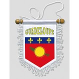 Interactive - Guadeloupe - 5 x 6 inch - Car and wall Flag Pennant Banner
