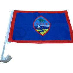 Knitted Polyester Mini Guam Flag For Car Window