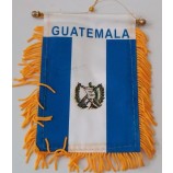 custom satin guatemala pennant flag