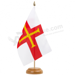 Cheap Custom table flag of Guernsey desk flags