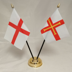 Mini Office Decorative Guernsey Table Flag Wholesale