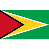 Guyana Flag from 3x5 Foot Polyester Guyana Banner- Durable 100d Material Not See Thru