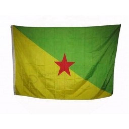 outdoor promotion custom digital print polyester french guiana flag