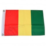 Guinea Polyester Country Flags Desk Outside Waving Parade Guinea (12 Inch x 18 Inch Grommet Flag)