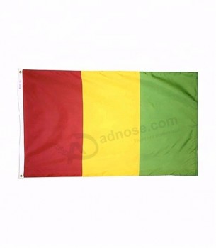 custom print 3*5ft polyester guinea flags with high quality