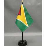 Wholesale Guyana table top flag with matel base