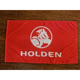 HOLDEN RED FLAG BANNER 3X5FT COMMODORE SVX MONARO GARAGE MANCAVE ASTRA