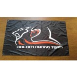 HOLDEN RACING TEAM FLAG BANNER BLACK 3X5FT 150X90CM MONARO COMMODORE HSV UTE