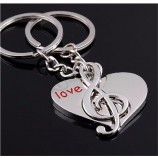novelty creative couple keychain lovers heart Key chain ring casual trinket valentine's Day wedding anniversary gift souvenir