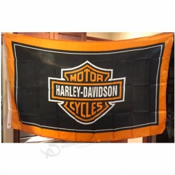 Harley Davidson Logo Flag Banner Poster Garage Man Cave 3x5 ft Motorcycle