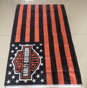 high quality harley davidson logo flag 3x5 ft motorcycle banner