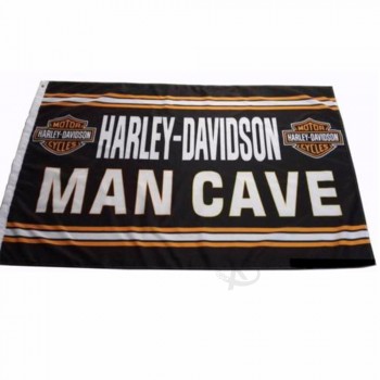 Harley Davidson Man Cave Logo Flag Banner Poster Tapestry Garage 3x5 ft