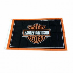 Custom 3x5ft harley davidson flag motorcycle flags