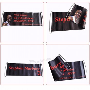 wholesale Fan support your idol flag  banner sports Fan PE hand flag  banner